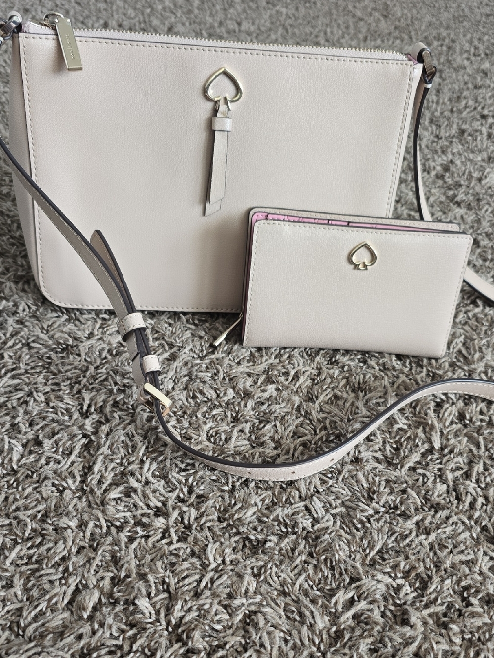 Kate Spade Adel Medium Top Zip Crossbody Bag With Matching Wallet